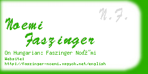 noemi faszinger business card